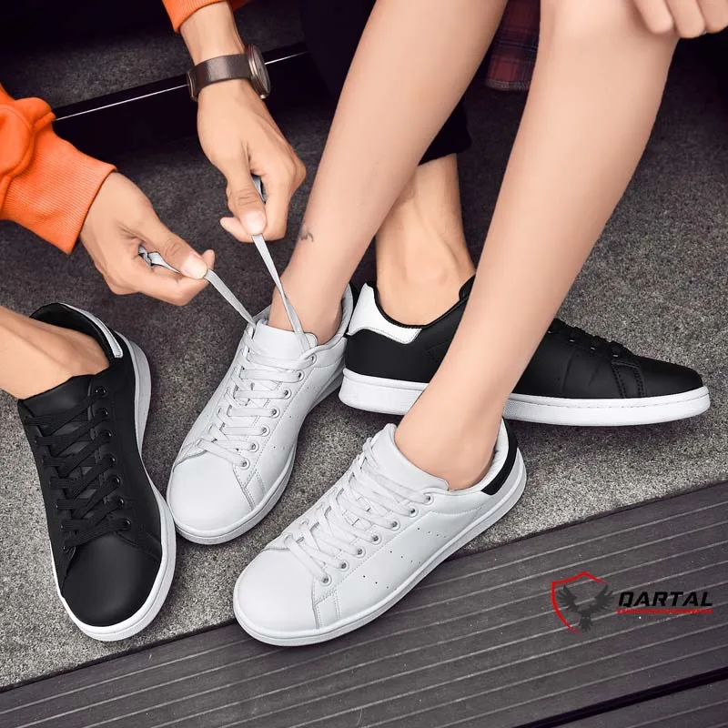 2021 Good Quality Men Sneakers White Flat Rubber Sole Shoes