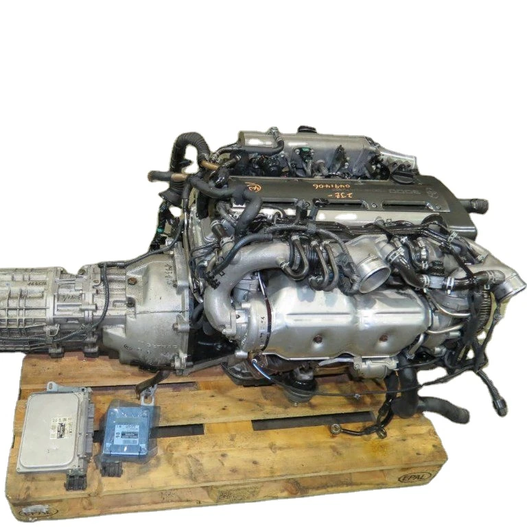 
 JDM Supra 2JZ GTE Twin Turbo Engine 6 скоростей передачи V161  