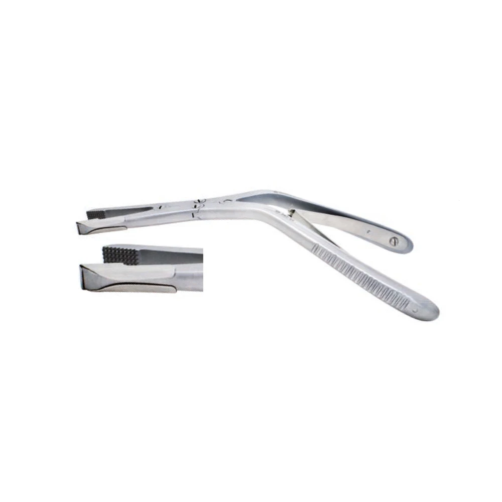 Struycken nasal forceps, curved, 3 mm, 22 cm / Stainless Steel