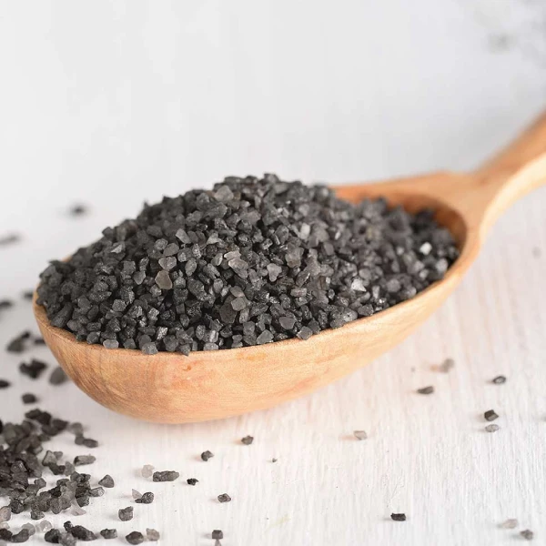 Custom Himalayan Black Crystal Salt Unrefined Natural Rock Salt Edible Black Salt Size 1 ~ 2 Mm in wholesale