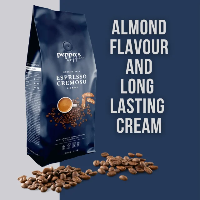 Лучшее итальянское качество 1 кг 70% Robusta 30% Arabica долговечный Крем Эспрессо кофейные зерна для дома