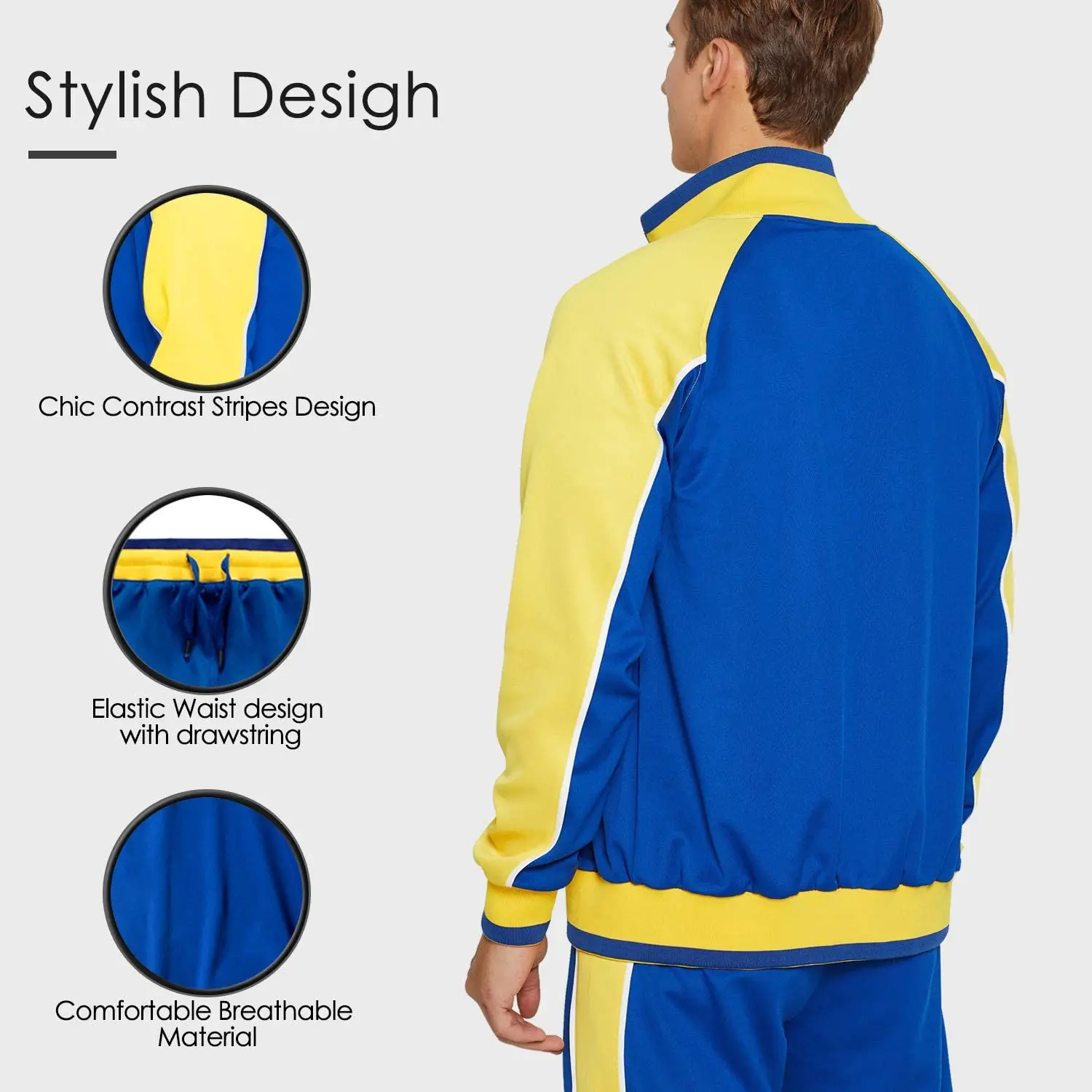 Оптовая продажа OEM красный спортивный костюм на молнии с капюшоном для бега мужской тренировочный