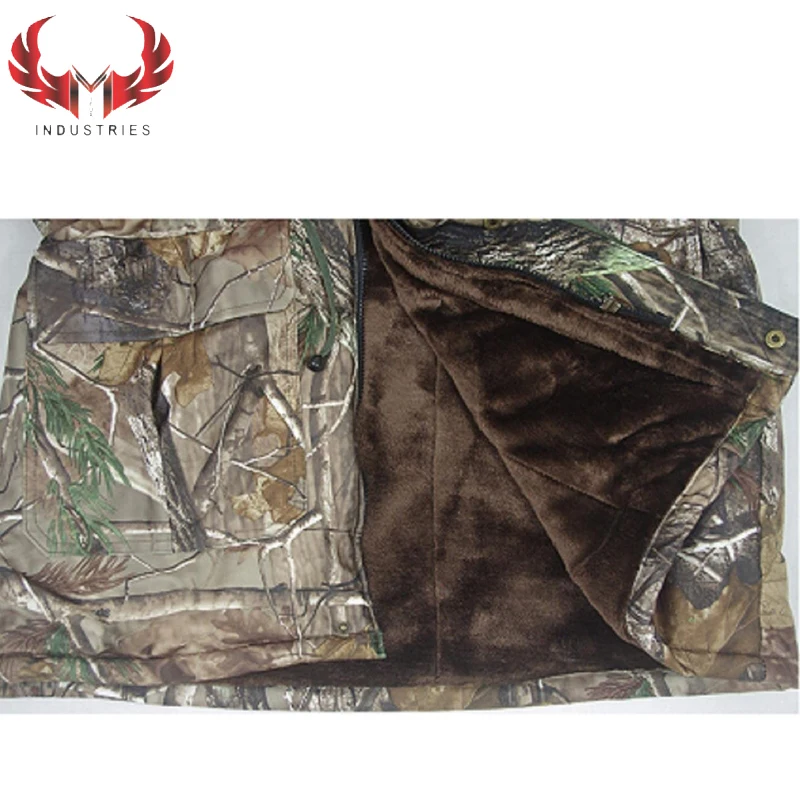 Мужской зимний осенний теплый Камуфляжный охотничий костюм одежда брюки на подтяжках комбинезон для рыбалки пуховик камуфляжный