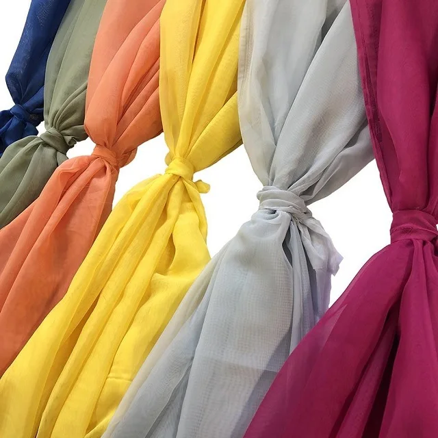 Cotton Plain White Voile Fabric