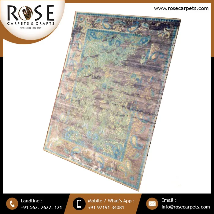 
Premium Look Floral Embroidered Designed Carpet Rugs Buy At Reasonable Price 