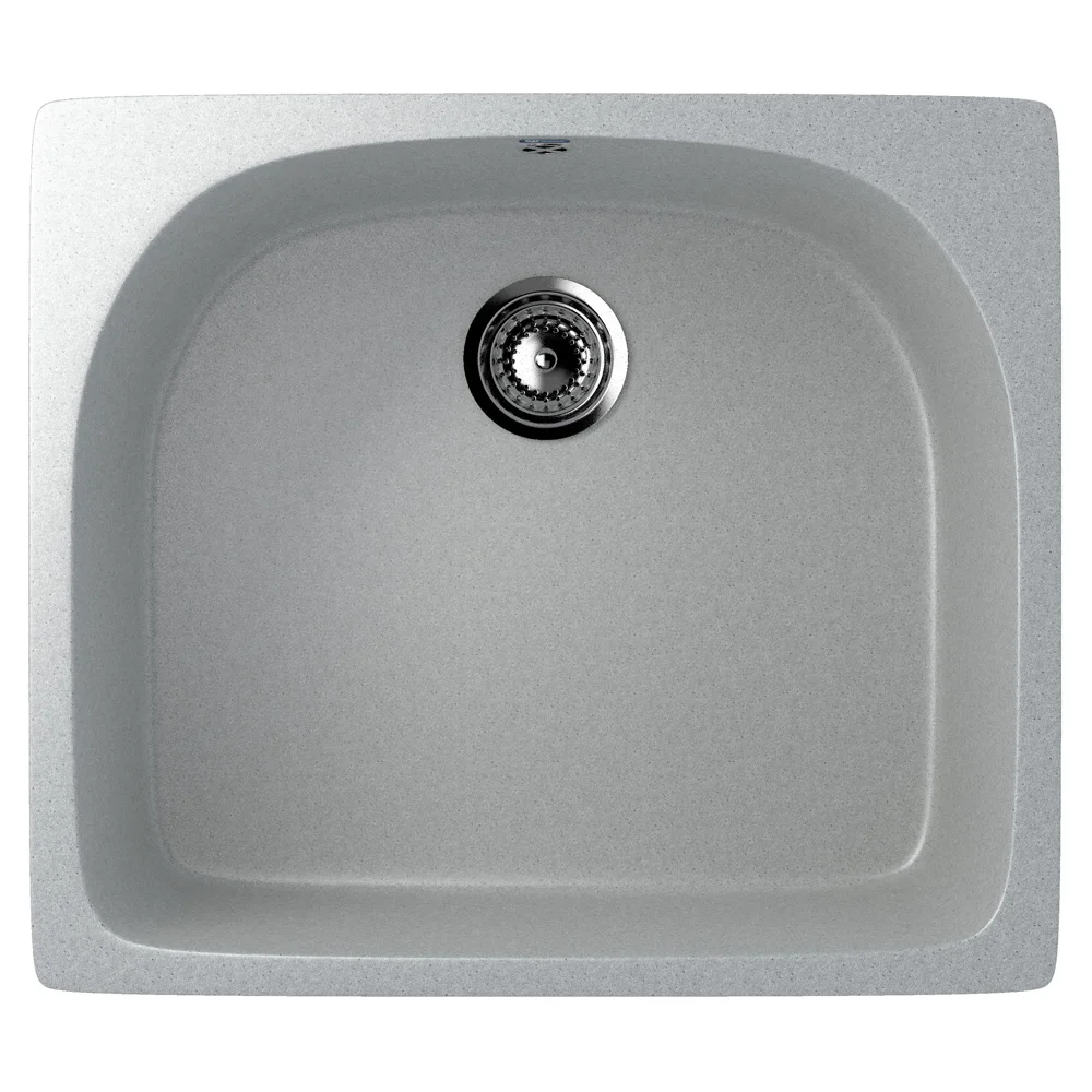 Composite reversible one-section kitchen sink ULGRAN U-408