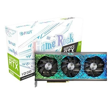 Palit NVIDIA RTX 3080 GameRock OC 10 Гб GDDR6X видеокарта Non-LHR | Palit игра рок OC 3070% 100 не LHR