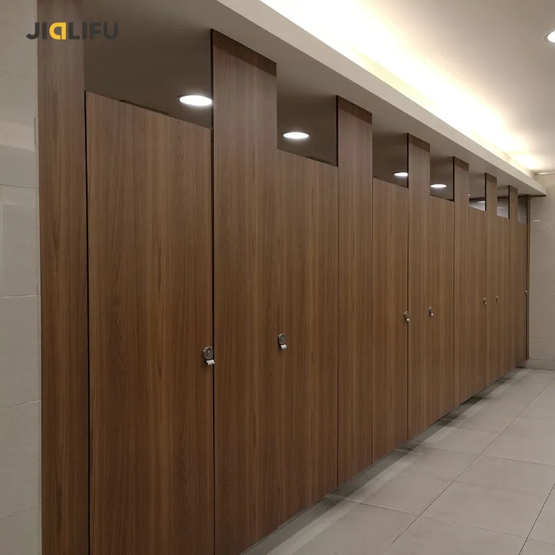 PVC board composite board toilet cubicle partition with nylon material accessories