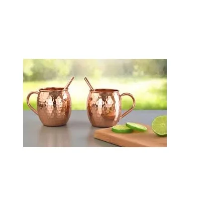 Чистая Медная кружка-Мул с кованой бочкой по низкой цене для изделия ручной работы бесплатный образец