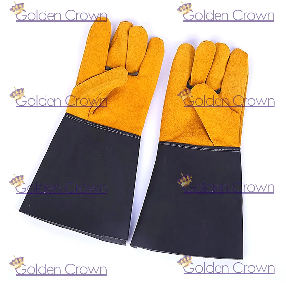 Protective Work Gloves Safety Protection Gloves Artificial Leather Electric Welding Glove