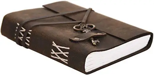 Koolcraft Be уникальный и винтажный кожаный дневник с ручной бумагой кожаные журналы записная книжка молочный с дизайнерским ключом