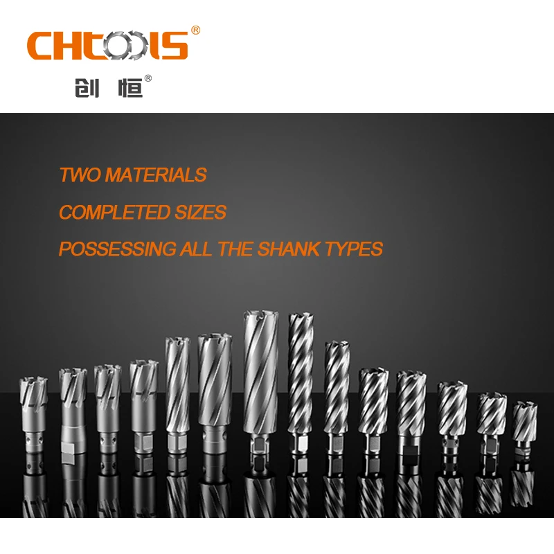 CHTOOLS Universal Shank TCT Core Drills 24*50mm Annular Cutter