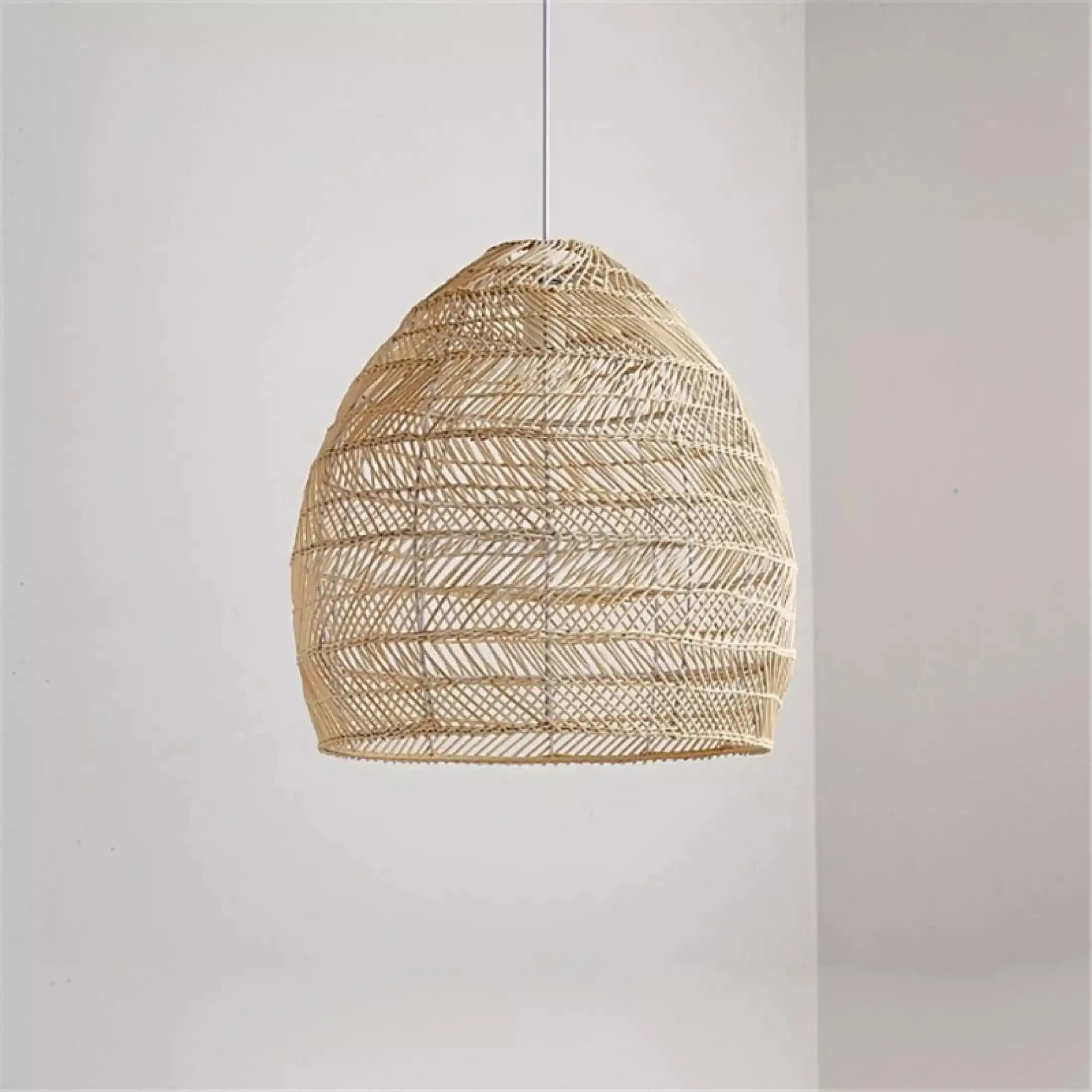 Design Basket Rattan Woven Pendant Light Shades
