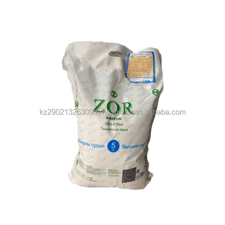 Top grade white wheat flour product of Kazakhstan 5kg bags packaging manufacturer prices wheat flour for sale