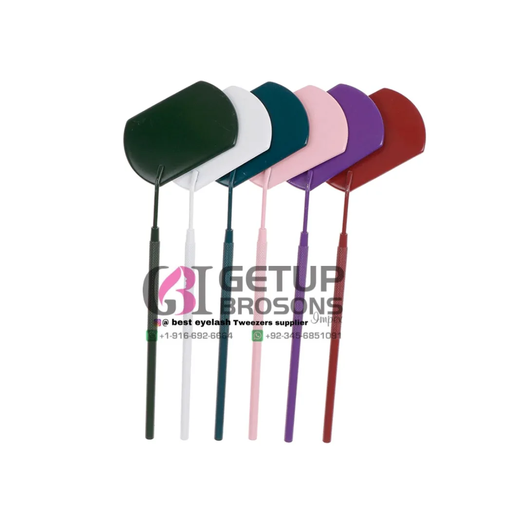 Professional Best Mirrors Different Powder Coating Colors Eyelash Extension Stainless Steel With Your Own Logo Beauty Instrument