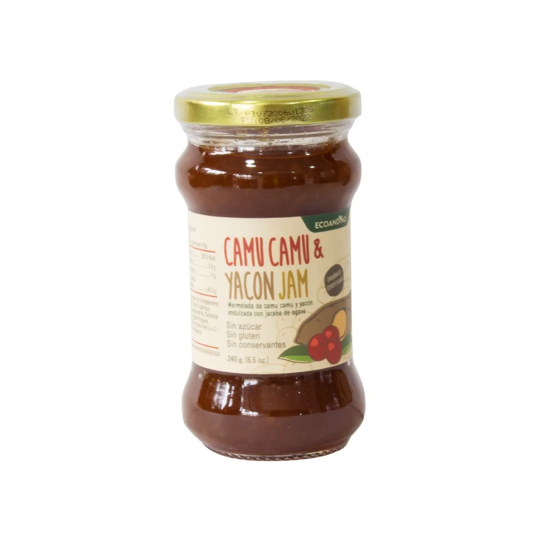 Банка Ecoandino Органическая Camu & Yacon jam, 240 г