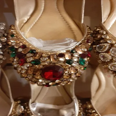 indian women khussa shoes /  Indian shoes khussa juti  /  women khussa