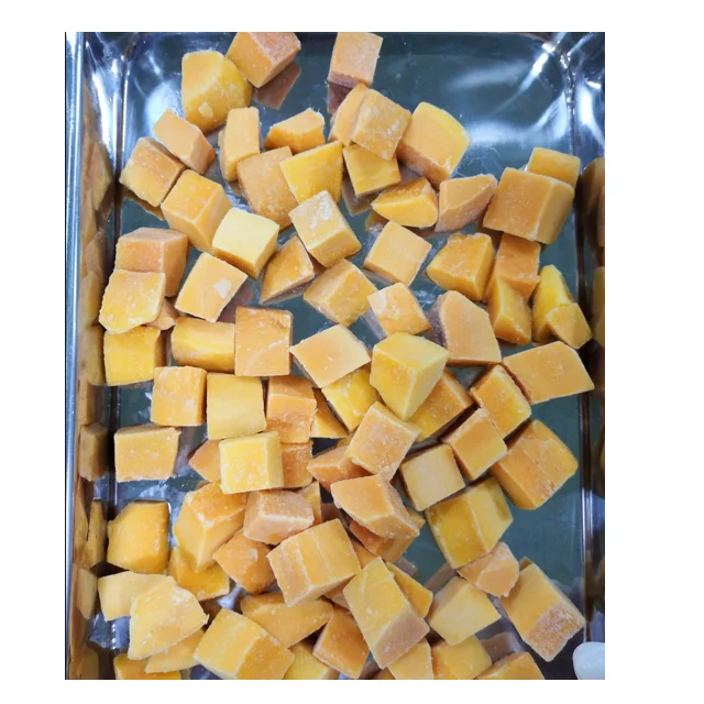Vietnam Export Quality Frozen Fruit Nutritious Bulk Packaging Dice Shape Naturally Sweet High Brix Vietnam IQF Mango Dice