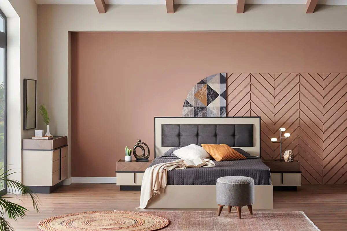 Bed with Storage Bedroom Set Chest of Drawer Wardrobe Night Stand Modern istanbul style home living furniture (iDER Sorrento)