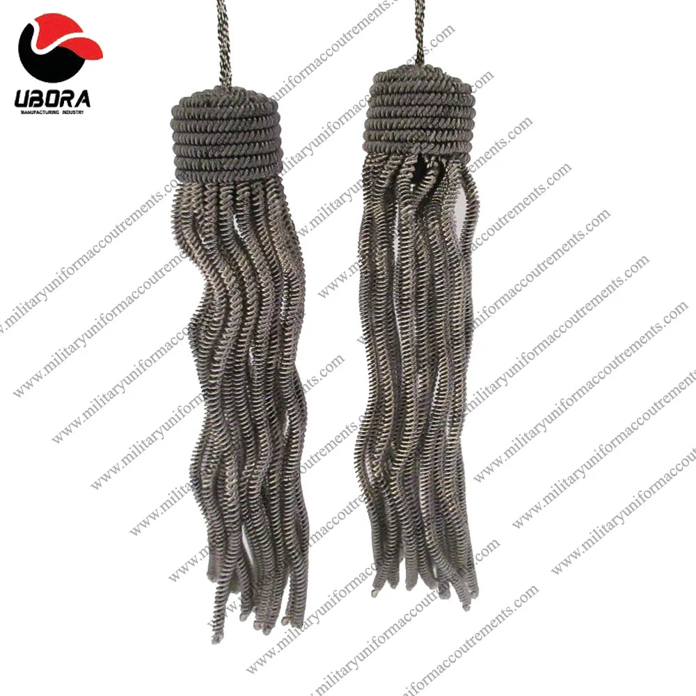 Винтажный, античный французский оловянный металлический слиток 5 дюймов кисточка бахрома