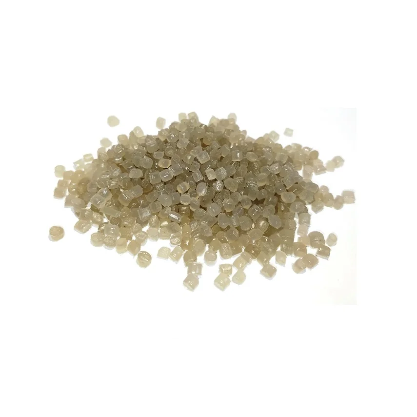 
Recycled plastic material stretch granules for extrusion and casting 