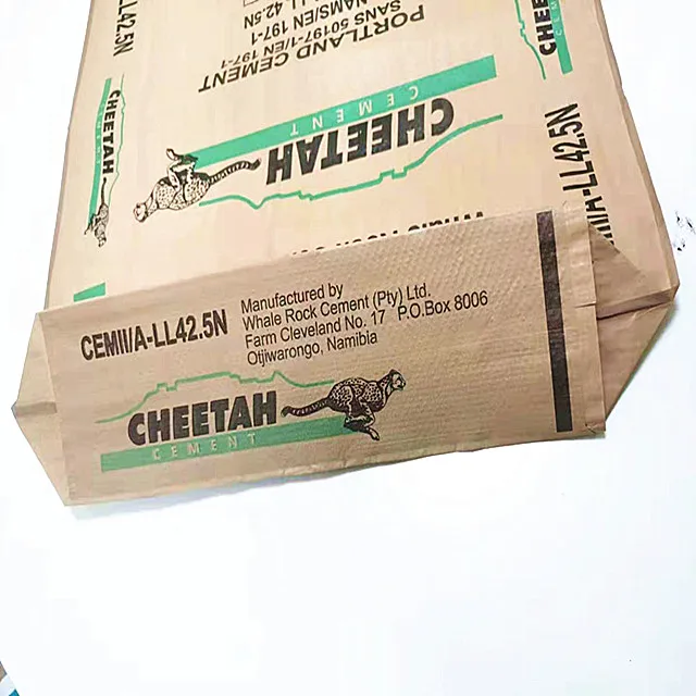
China wholesale Water Resistant Strong 25/50kg pp woven Cement bags 