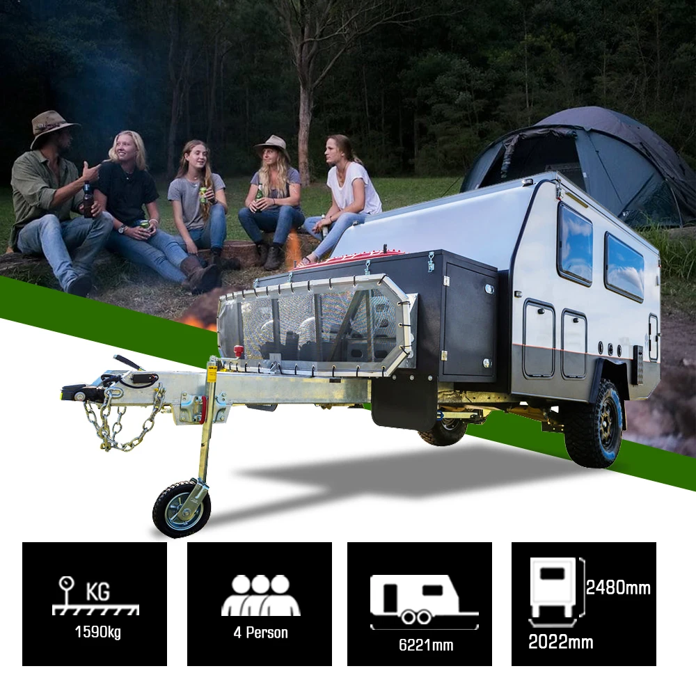 Mobile House RV Camping Caravan Trailer Travel Camper for sale