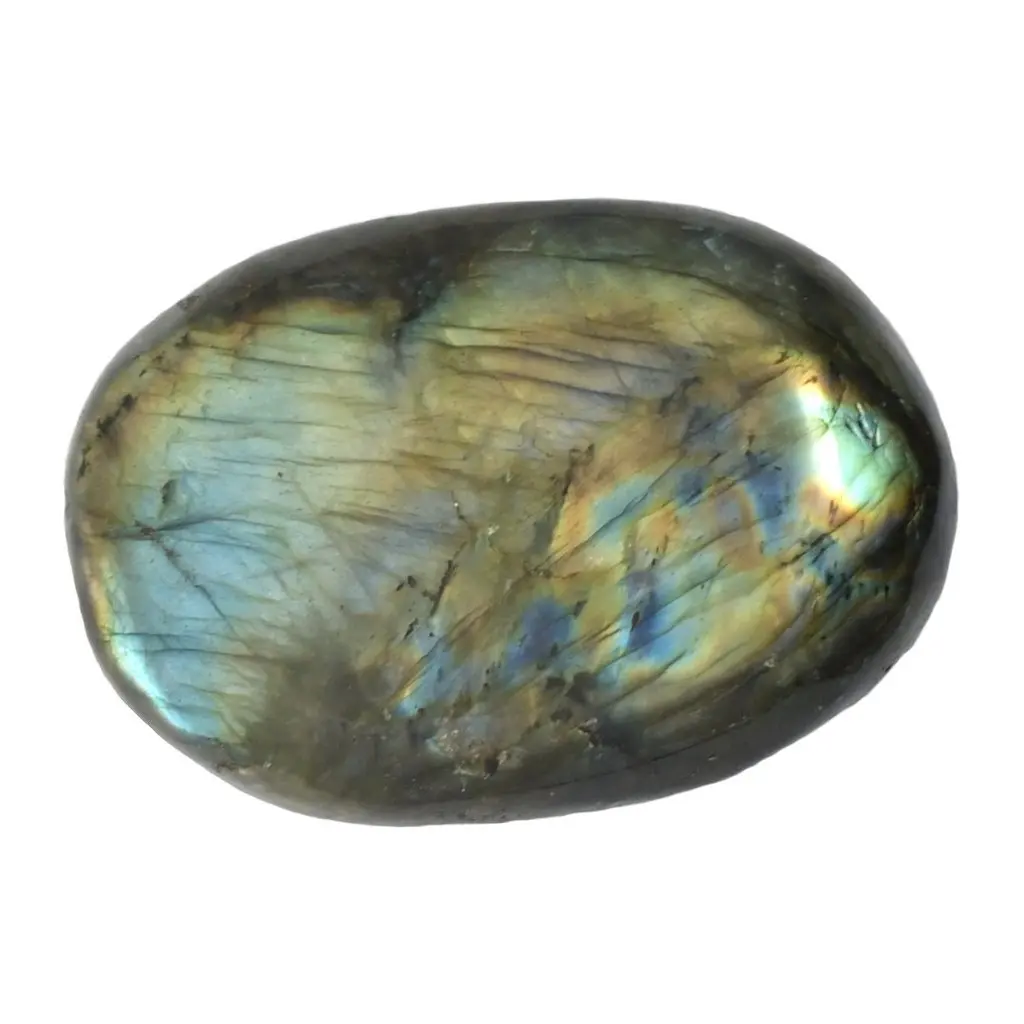 Chakra Healing Genuine Labradorite Palm Stone for Intuition for Sale at Wholesale Prices from Indian Exporter
