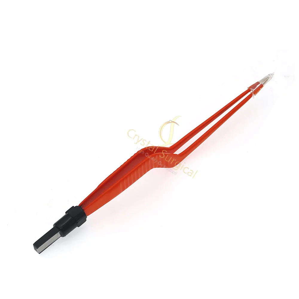 2021 New Design Electrosurgical Medical Tweezer Straight Bipolar Forceps