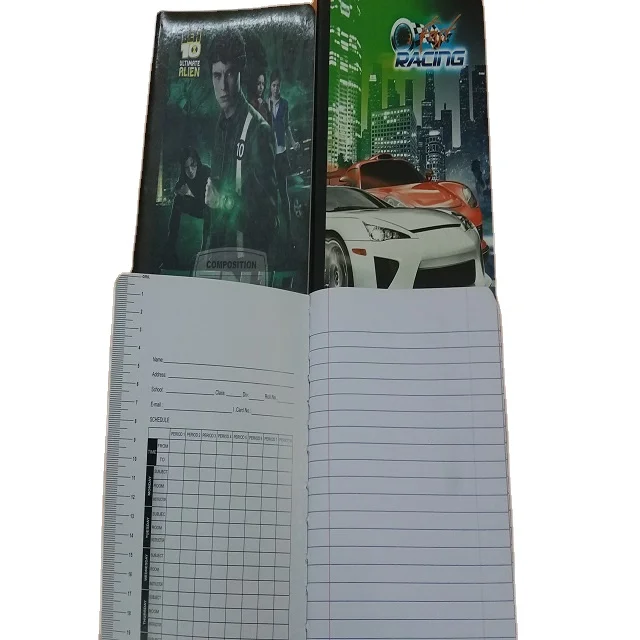 Wide Ruled Composition Book Centre Sewing 200 pages on high bright 54 GSM text paper