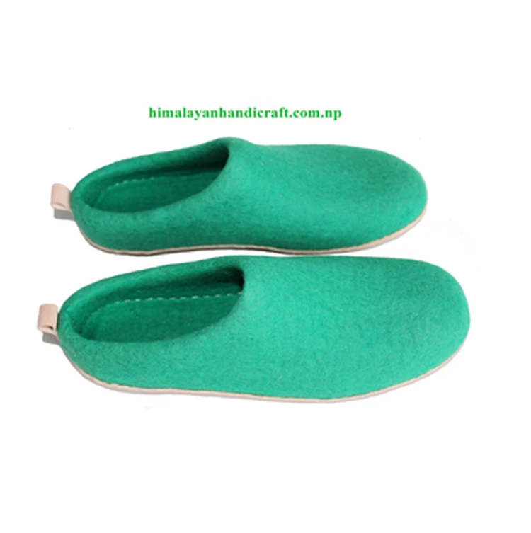 Handmade in Nepal Felt Slipper/Shoes/Boot