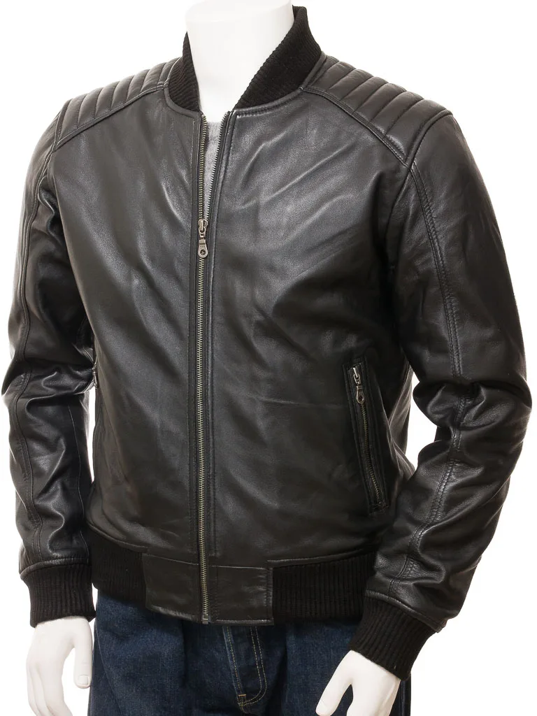 Men Bomber Jackets Genuine Leather in Cheap Factory Prices