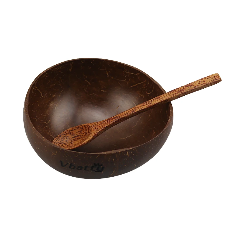 VINAWOCO Coconut Bowl And Spoon Set Coconut Shell Bowl Coconut Bowl VietNam