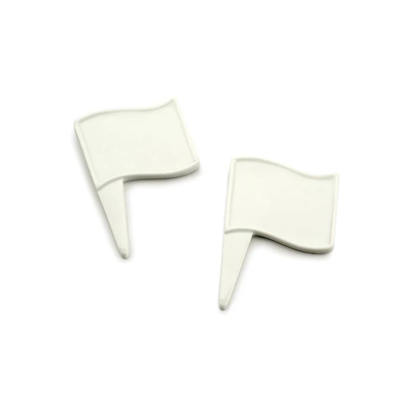 Porcelain Cheese Marker Flag Shape