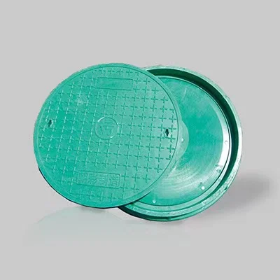 Customizable fiberglass manhole cover MH-H18 model gully grates application anti skidding From EE-Wood Singapore