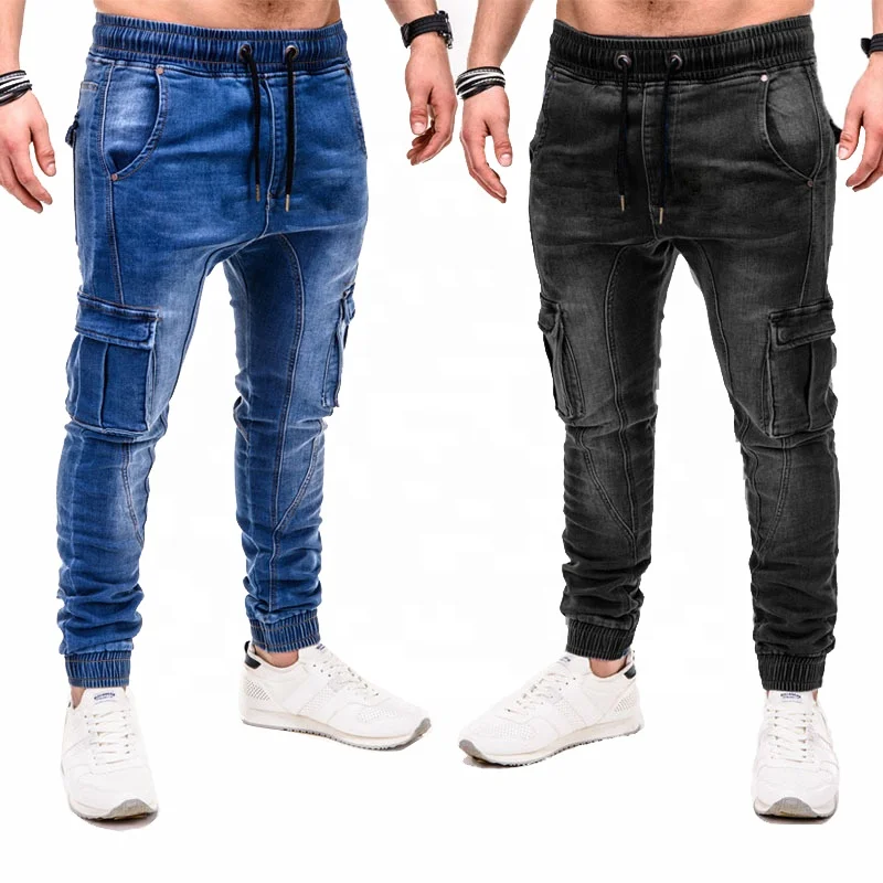 Men Fashion Jeans Latest High Street Stylish Designer Cargo Overall Pants Mens Jeans Jeans Men Slim