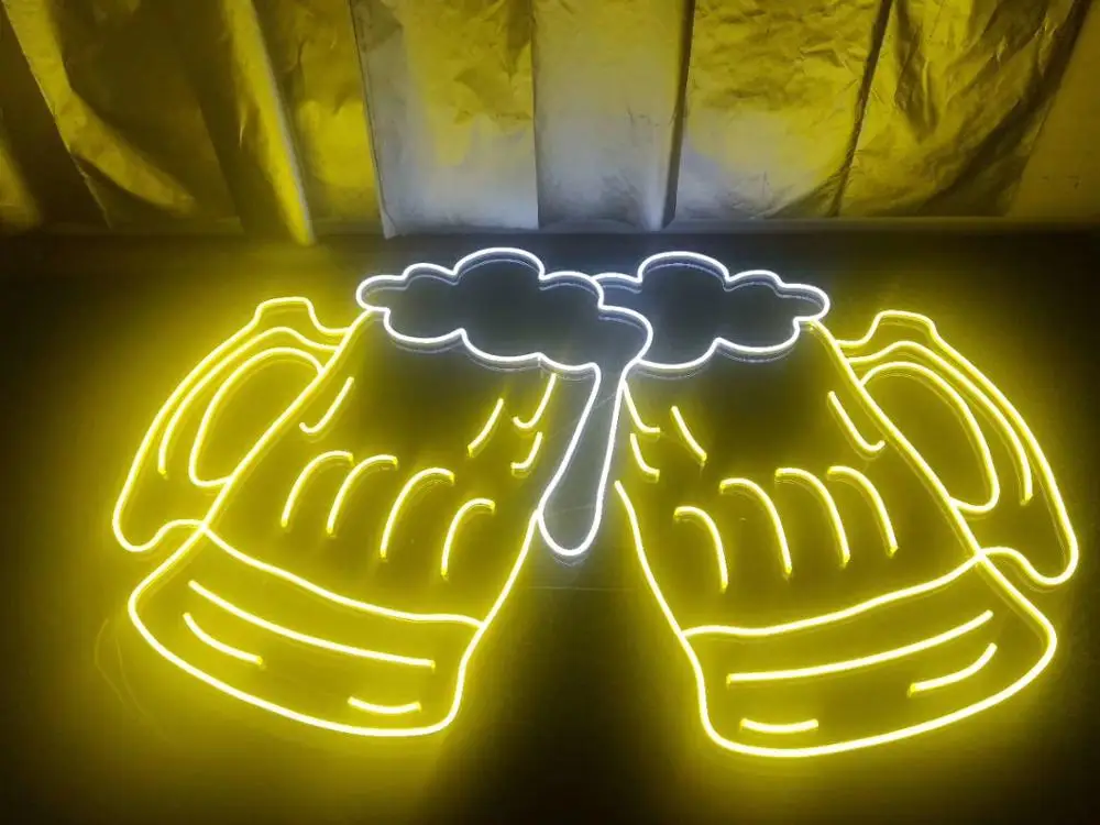 Illuminating LED Signage Multi-color Light-up Digital Business Signs Weatherproof and Flexible Silicone LED Light Tube LED Strip