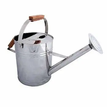 Новая классическая садовая кастрюля для полива цветов из нержавеющей стали декоративная дома и сада уличная