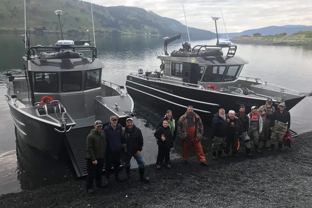 9.75m 32ft  Aluminum catamaran fishing  boat work boat for sale