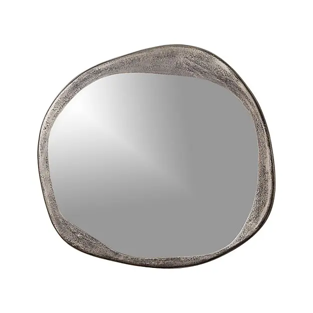 High Quality Wall Decorative Mirror With Aluminum Frame Indian Hand Crafted Wall Handing Bathroom Hanging Makeup Mirror