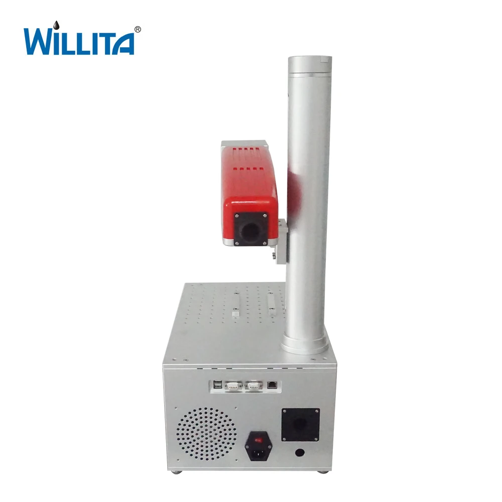 
20W Portable mini optical fiber laser marking machine for metal logo 