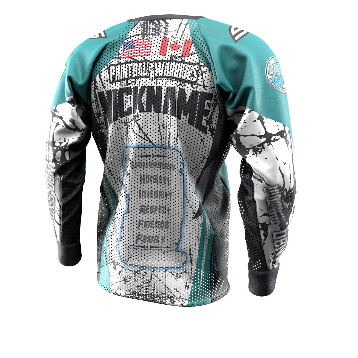 
Outdoor Sports Paintball Jersey Lightweight Fabric Wholesale Prices 