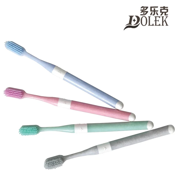 High-grade Toothbrush Soft Bristles Ceramic Jade Effect Handle Adult Toothbrush