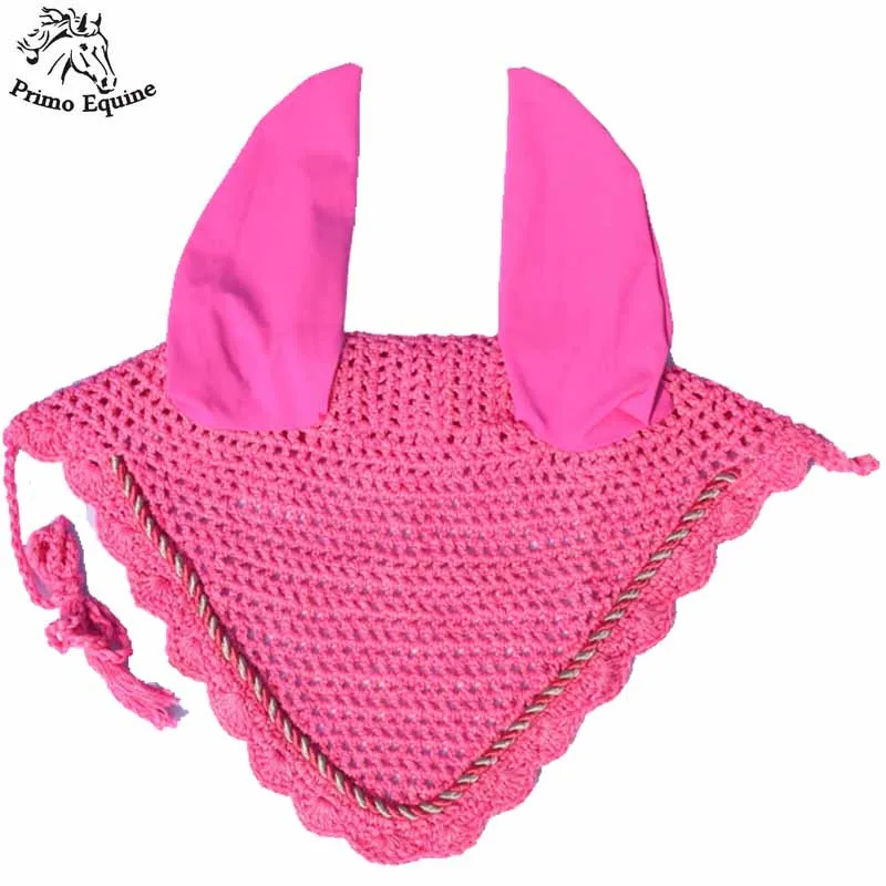 Latest Design Good Quality Horse Ear Bonnet/Net Available In New Design & Any Color