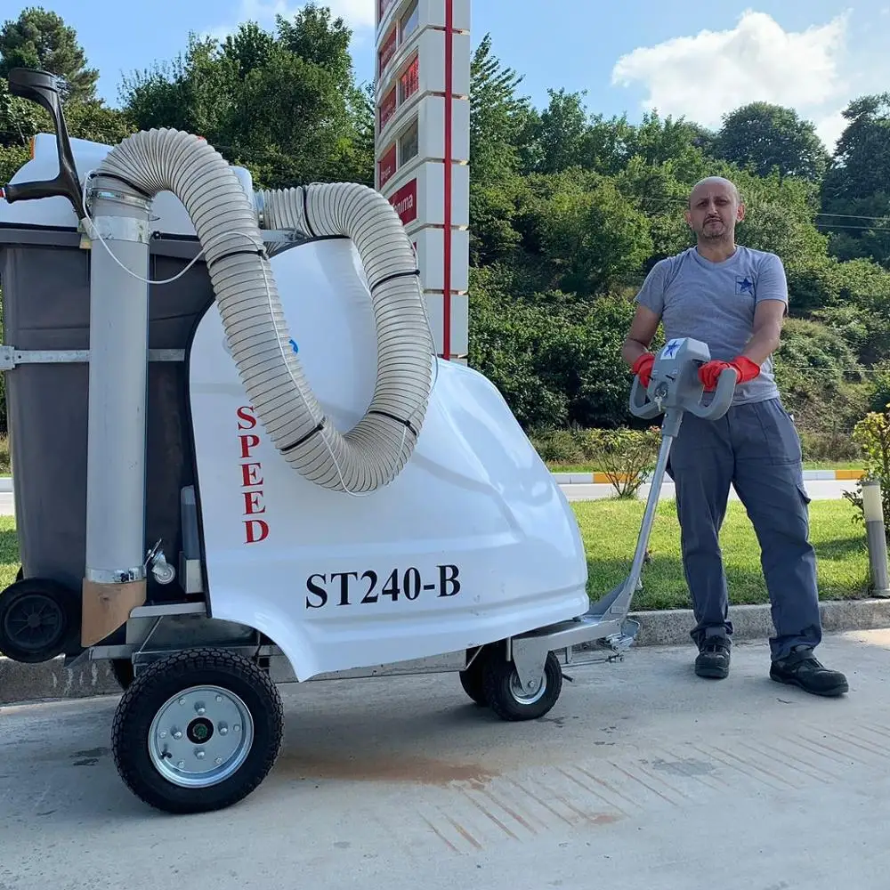 Уличный сборщик мусора и пылесос