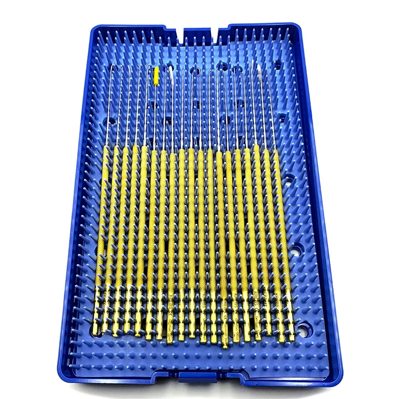 Rhoton Micro Dissector Kit Straight Set w/Rack (19 pcs) Surgical Instruments