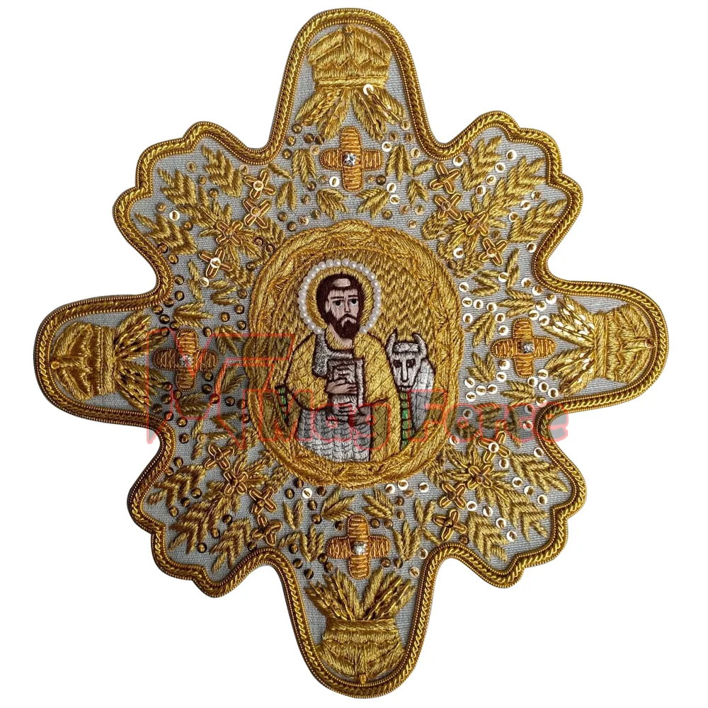 
Handmade High Quality Embroidered Cross / Priest Christian Holy Cross 