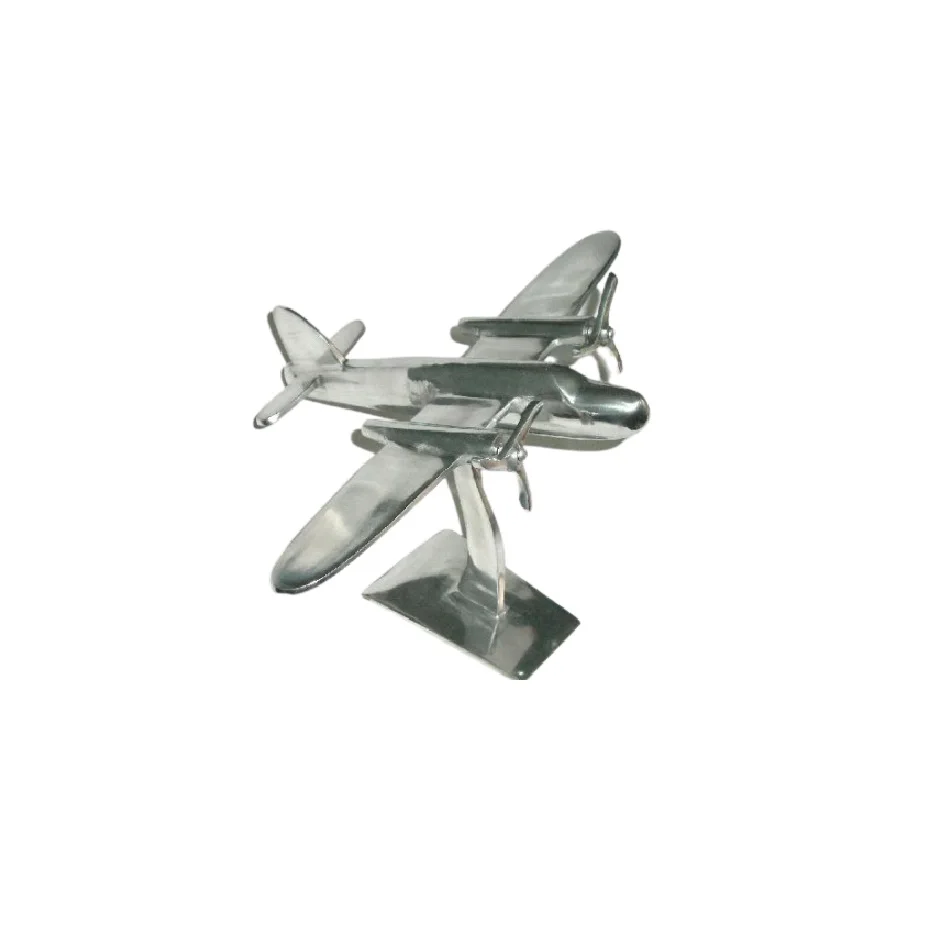 PERSONALIZED HANDMADE METAL AIRPLANE MODEL FOR DECORATION