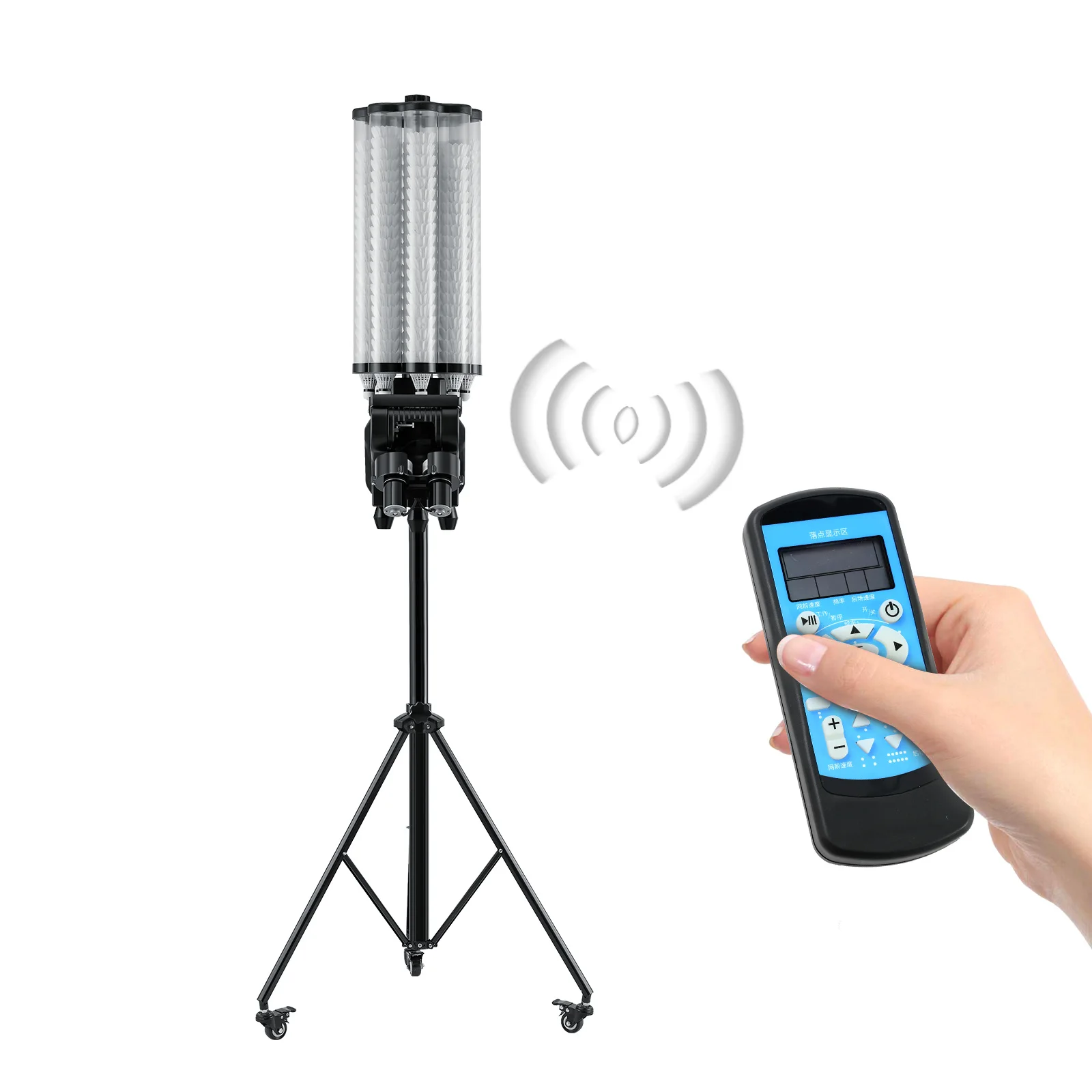 B2000  High quality and cheap price badminton racket net machine shuttlecock feeding equipment