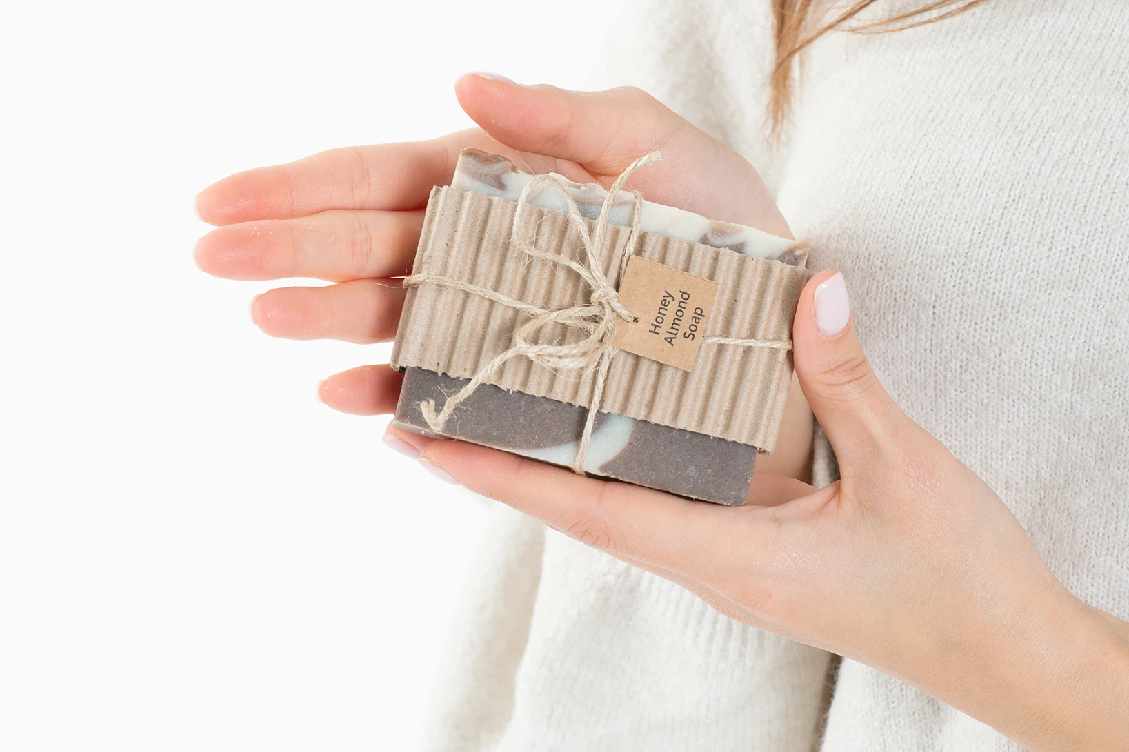 Cold Processed, All Natural Handmade Soap, Zero Waste Soap, 100% Organic Soap | Honey Almond